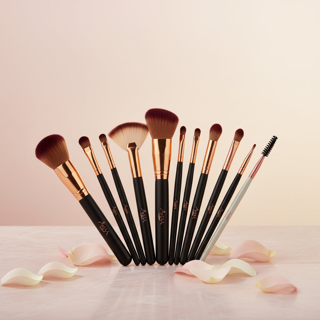 15 Pieces Professional Makeup Brush Set – Soft & Premium Beauty Brushes