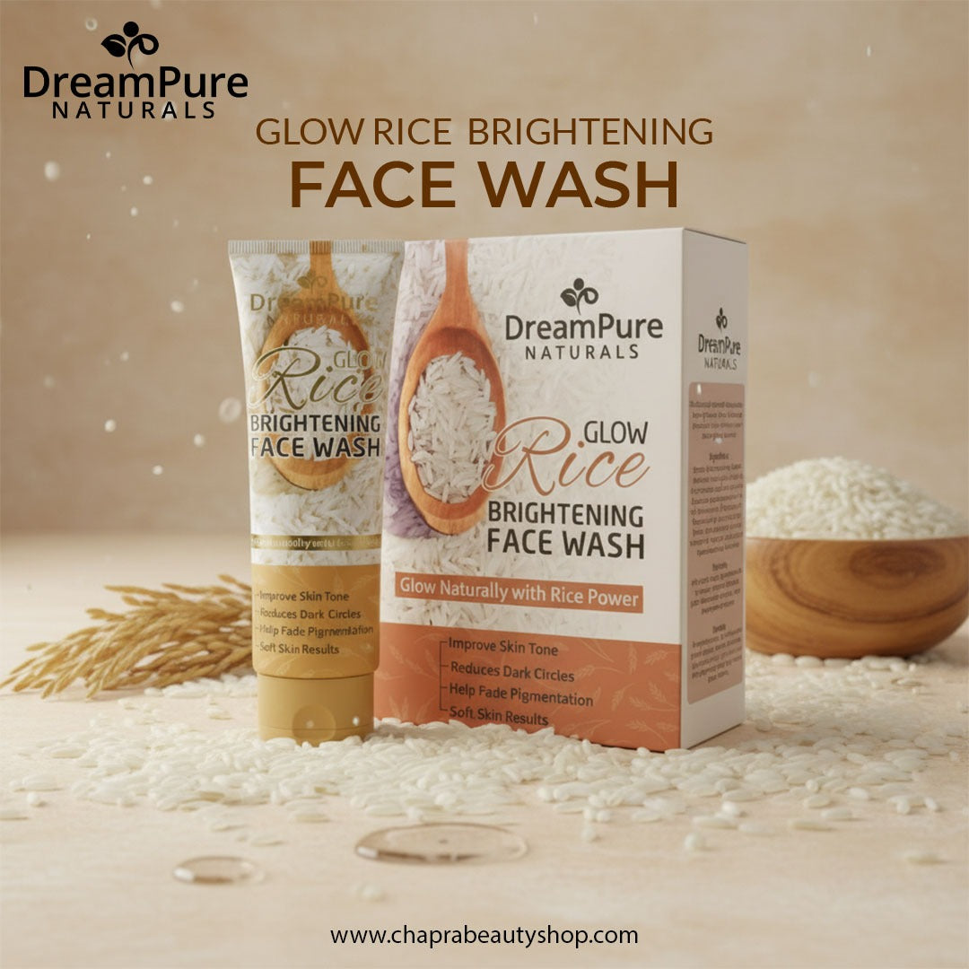 Dream Pure Rice Face Wash – Brightening & Gentle Cleanser